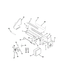 Optional Ice Maker Kit (Rae30) parts for Maytag Side-By-Side Refrigerator RSD20A-BM05B from AppliancePartsPros.com