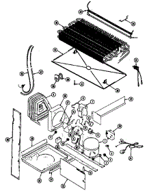 Unit Compartment & System parts for Maytag Refrigerator GT19X4XA/DF67A from AppliancePartsPros.com