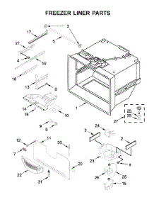 Freezer Liner Parts parts for Maytag Bottom-Mount Refrigerator MBR1957FEZ02 from AppliancePartsPros.com