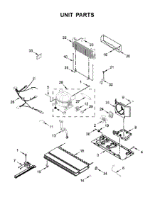 Unit Parts parts for Maytag Bottom-Mount Refrigerator MBR1957FEZ02 from AppliancePartsPros.com