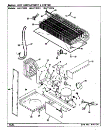 Unit Compartment & System parts for Maytag Refrigerator HRNT1917/CL51A from AppliancePartsPros.com