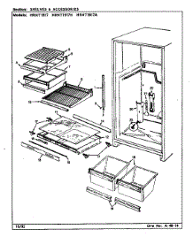 Shelves & Accessories parts for Maytag Refrigerator HRNT1917/CL51A from AppliancePartsPros.com