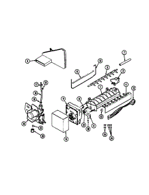 Optional Ice Maker parts for Maytag Top-Mount Refrigerator RTP1700CAL-DH34A from AppliancePartsPros.com