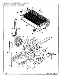 Unit Compartment & System (Hrnt19192 / Cf51a) (Hrnt19192a / Cf52a) parts for Maytag Refrigerator HRNT19192A/CF52A from AppliancePartsPros.com