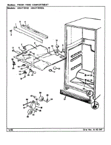 Fresh Food Compartment (Hrnt19192 / Cf51a) (Hrnt19192a / Cf52a) parts for Maytag Refrigerator HRNT19192A/CF52A from AppliancePartsPros.com