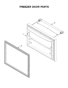 Freezer Door Parts parts for Maytag Bottom-Mount Refrigerator MBF1958FEZ02 from AppliancePartsPros.com