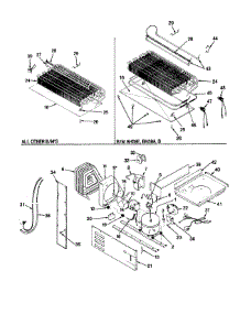 Unit Compartment & System parts for Maytag Top-Mount Refrigerator LRTD19A-AH59C from AppliancePartsPros.com