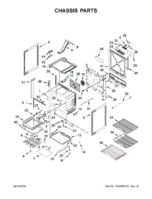 Chassis Parts parts for Jenn-Air Electric Range JES1750ES1 from AppliancePartsPros.com