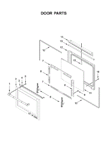 Door Parts parts for Jenn-Air Electric Range JIS1450DP2 from AppliancePartsPros.com