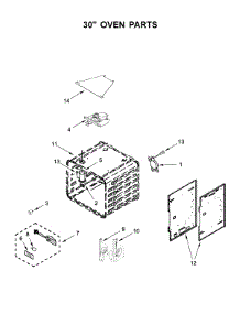 30" Oven Parts parts for Jenn-Air Range JDRP548HM00 from AppliancePartsPros.com