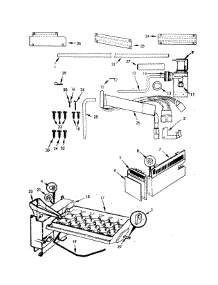 Ice Maker Section parts for Jenn-Air Side-By-Side Refrigerator JRS223-7N08A from AppliancePartsPros.com