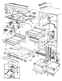 Fresh Food Compartment parts for Jenn-Air Top-Mount Refrigerator JRT216B/MAJ73C from AppliancePartsPros.com