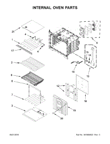 Internal Oven Parts parts for Jenn-Air Wall Oven/Microwave Combo JMW3430DS00 from AppliancePartsPros.com