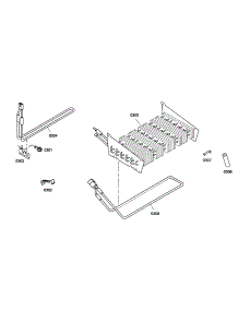 Evaporator parts for Thermador Bottom-Mount Refrigerator KBULT3675E01 from AppliancePartsPros.com