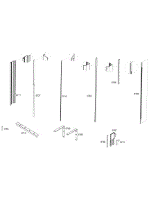 Trim parts for Thermador Bottom-Mount Refrigerator T36IT71NNP/28 from AppliancePartsPros.com