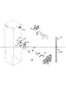 Senser parts for Thermador Side-By-Side Refrigerator KBUDT4855E/01 from AppliancePartsPros.com