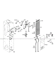 Duct Assy parts for Thermador Side-By-Side Refrigerator KBUDT4855E/01 from AppliancePartsPros.com