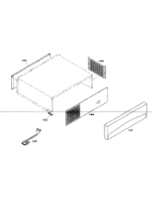 Top Grille parts for Thermador Side-By-Side Refrigerator KBUDT4855E/01 from AppliancePartsPros.com