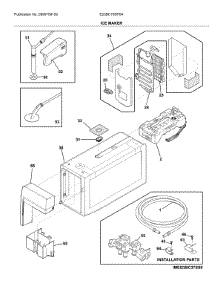 Ice Maker parts for Electrolux Bottom-Mount Refrigerator E23BC79SPS4 from AppliancePartsPros.com