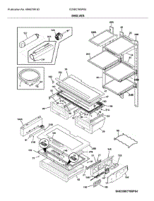 Shelves parts for Electrolux Bottom-Mount Refrigerator E23BC79SPS4 from AppliancePartsPros.com