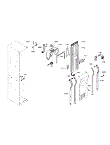 Duct Assy parts for Thermador Side-By-Side Refrigerator KBUIT4865E01 from AppliancePartsPros.com