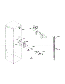 Thermostat Assy parts for Thermador Side-By-Side Refrigerator KBUIT4255E/01 from AppliancePartsPros.com