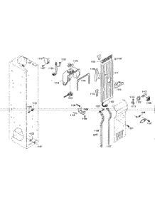 Duct Assy parts for Thermador Side-By-Side Refrigerator KBUIT4255E/01 from AppliancePartsPros.com