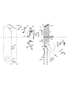 Duct Asy parts for Thermador Side-By-Side Refrigerator KBUIT4275E/01 from AppliancePartsPros.com