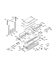 Shelf / Drawer Assy parts for Thermador Bottom-Mount Refrigerator T36IT71NNP/35 from AppliancePartsPros.com