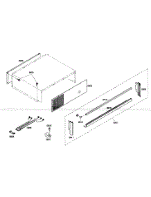 Top Grille parts for Thermador Bottom-Mount Refrigerator KBURT3675E01 from AppliancePartsPros.com