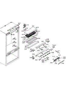 Control Panel parts for Thermador Bottom-Mount Refrigerator T36IT71NNP/10 from AppliancePartsPros.com