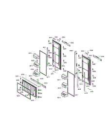 Door Assy parts for Thermador Bottom-Mount Refrigerator T36IT71NNP/34 from AppliancePartsPros.com