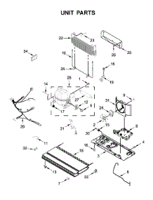 Unit Parts parts for Maytag Bottom-Mount Refrigerator MFI2570FEZ06 from AppliancePartsPros.com