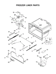 Freezer Liner Parts parts for Maytag Bottom-Mount Refrigerator MFI2570FEZ06 from AppliancePartsPros.com