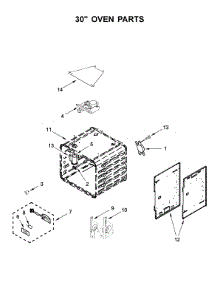 30" Oven Parts parts for Jenn-Air Range JDRP548HL00 from AppliancePartsPros.com