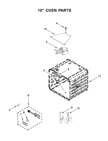 18" Oven Parts parts for Jenn-Air Range JDRP548HL00 from AppliancePartsPros.com