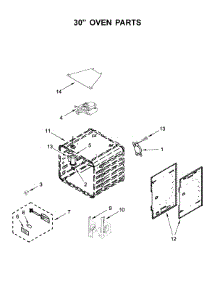 30" Oven Parts parts for Jenn-Air Range JDRP548HL00 from AppliancePartsPros.com