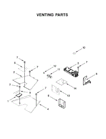 Venting Parts parts for Jenn-Air Range JDRP548HL00 from AppliancePartsPros.com