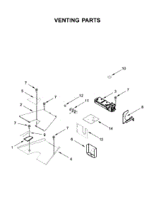 Venting Parts parts for Jenn-Air Range JDRP548HL00 from AppliancePartsPros.com