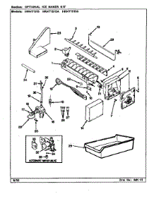 Optional Ice Maker Kit (Hrnt1515 / Bf09e) (Hrnt1515 / Bf09f) (Hrnt1515a / Bf10e) (Hrnt1515h / Bf11e) (Hrnt1515h / Bf11f) parts for Maytag Refrigerator HRNT1515H/BF11F from AppliancePartsPros.com