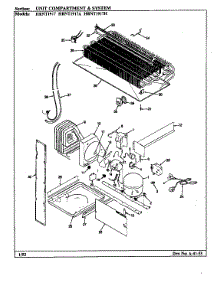 Unit Compartment & System parts for Maytag Refrigerator HRNT1917/BF53C from AppliancePartsPros.com
