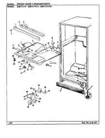 Fresh Food Compartment parts for Maytag Refrigerator HRNT1917/BF53C from AppliancePartsPros.com