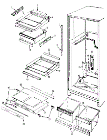 Shelves & Accessories parts for Jenn-Air Top-Mount Refrigerator JRT192B/MAJ51A from AppliancePartsPros.com