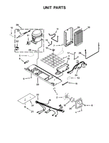 Unit Parts parts for Maytag Side-By-Side Refrigerator MSC21C6MFZ00 from AppliancePartsPros.com