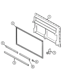 Freezer Inner Door parts for Maytag Top-Mount Refrigerator GT22X8DA-DC88A from AppliancePartsPros.com