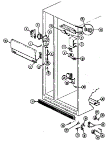 Fresh Food Compartment parts for Maytag Refrigerator GS22X8D3V-DP36A from AppliancePartsPros.com