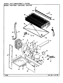 Unit Compartment & System (Hrnt1919 / Cl54a) (Hrnt1919a / Cl55a) (Hrnt1919h / Cl56a) parts for Maytag Refrigerator HRNT1919A/CL55A from AppliancePartsPros.com