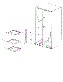 Ref Shelf parts for Maytag Side-By-Side Refrigerator PSD2453GRQ-PPSD2453GC0 from AppliancePartsPros.com
