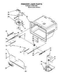 Freezer Liner Parts parts for Kitchenaid Bottom-Mount Refrigerator KFIS25XVMS3 from AppliancePartsPros.com