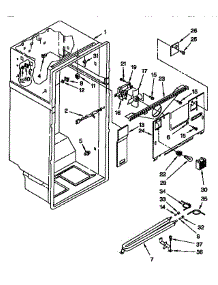 Liner parts for Kitchenaid Refrigerator KTRS22QABL01 from AppliancePartsPros.com